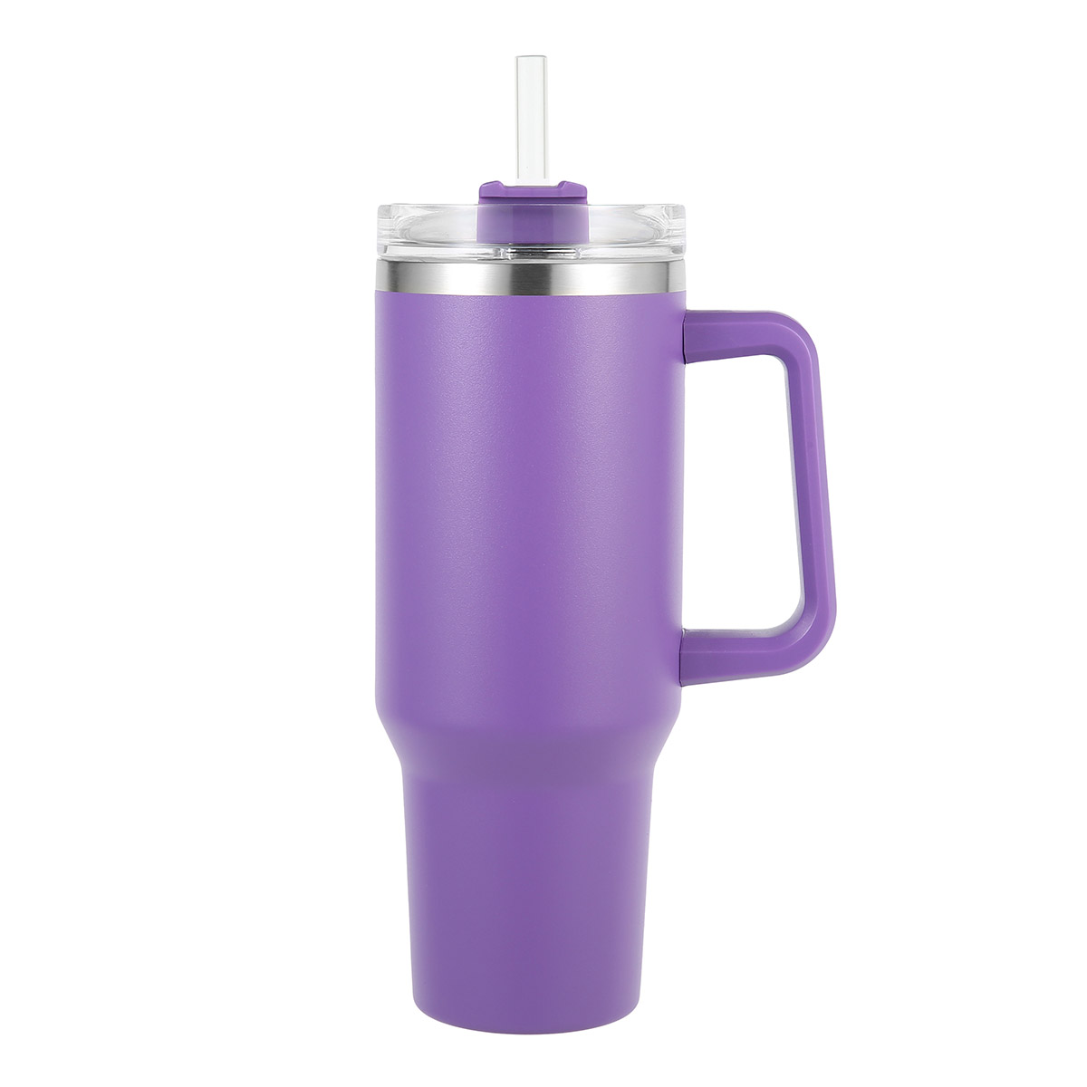 Wholesale 40oz Tumbler with Handle Straw Lid Insulated Stainless