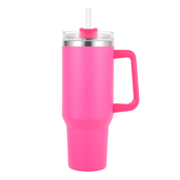 Wholesale 40oz Tumbler with Handle Straw Lid Insulated Stainless Steel
