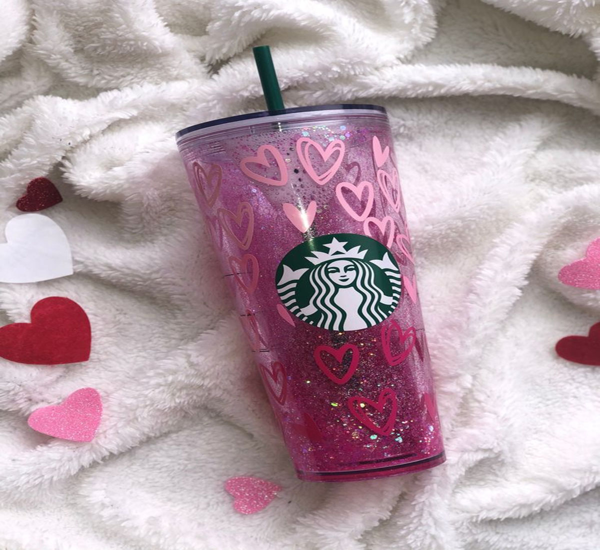 Snow globe tumbler cup DIY / New way to seal cups / Starbucks snowglobe tumbler  cups 