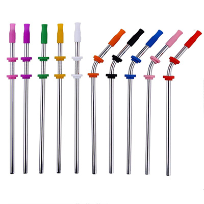 Stainless Steel Straw Silicone Tip Cover - Bulk Stainless Steel Straws