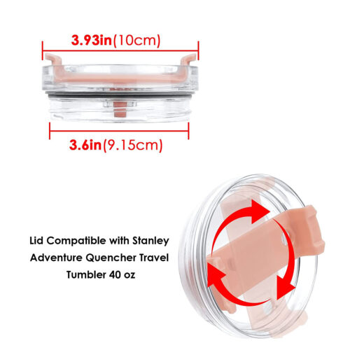  wholesale custom lid for Stanley 40oz tumler with handle TA40005 -2