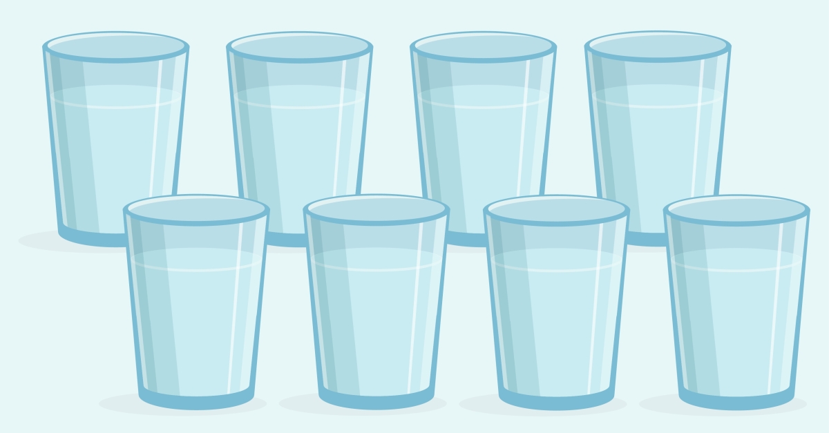 8x8 rules myth should we drink eight 8 oz glasses of water everyday