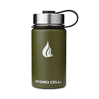wide mouth Hydro Cell water bottles