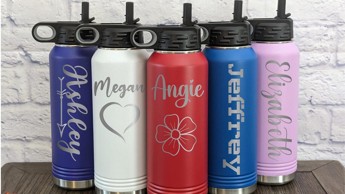 How to Customize Your Hydro Flask - Laser Engraving and more