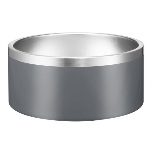 Custom Logo Stainless Steel Dog Bowl 100oz Heavy Duty with Rubber Ring s9110051 -1