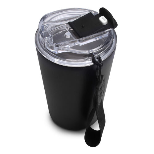 Stainless Steel Tumbler coffee cup with strap Vacuum Insulated Travel Mug S21380F5 -2