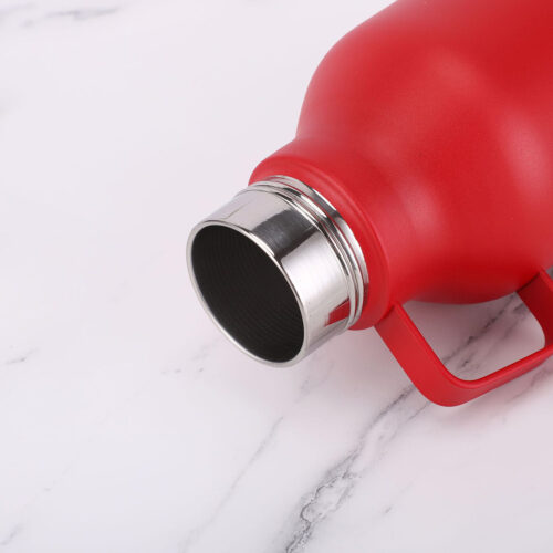 Dog Bowl Attached to Stainless Steel Insulated Travel Bottle for Human
