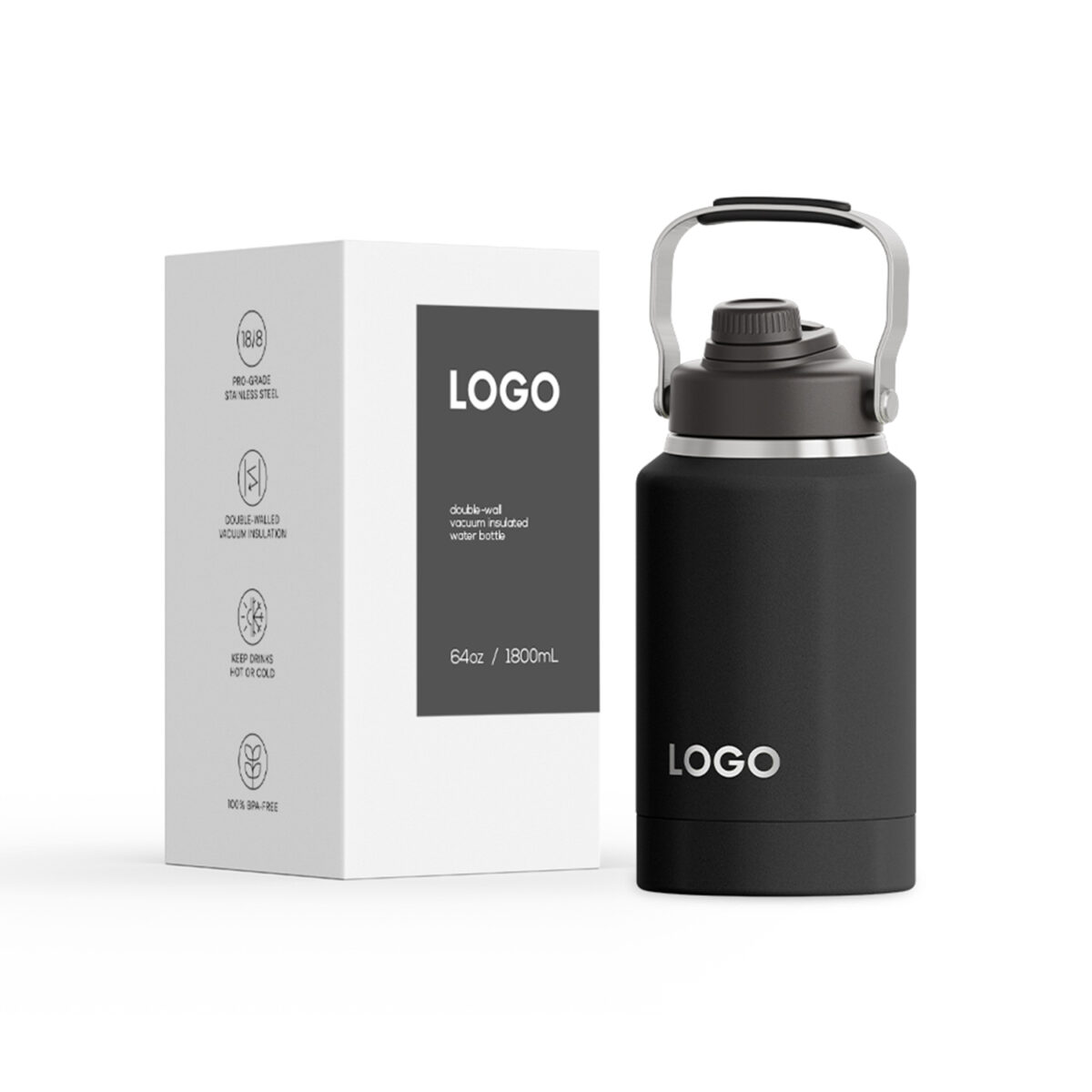Wholesale Water Bottle With Attached Dog Bowl Insulated Stainless Steel