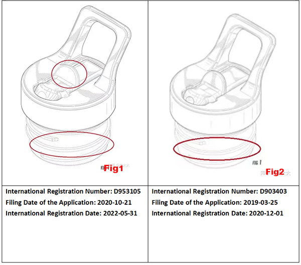 What is water bottle patent infringement