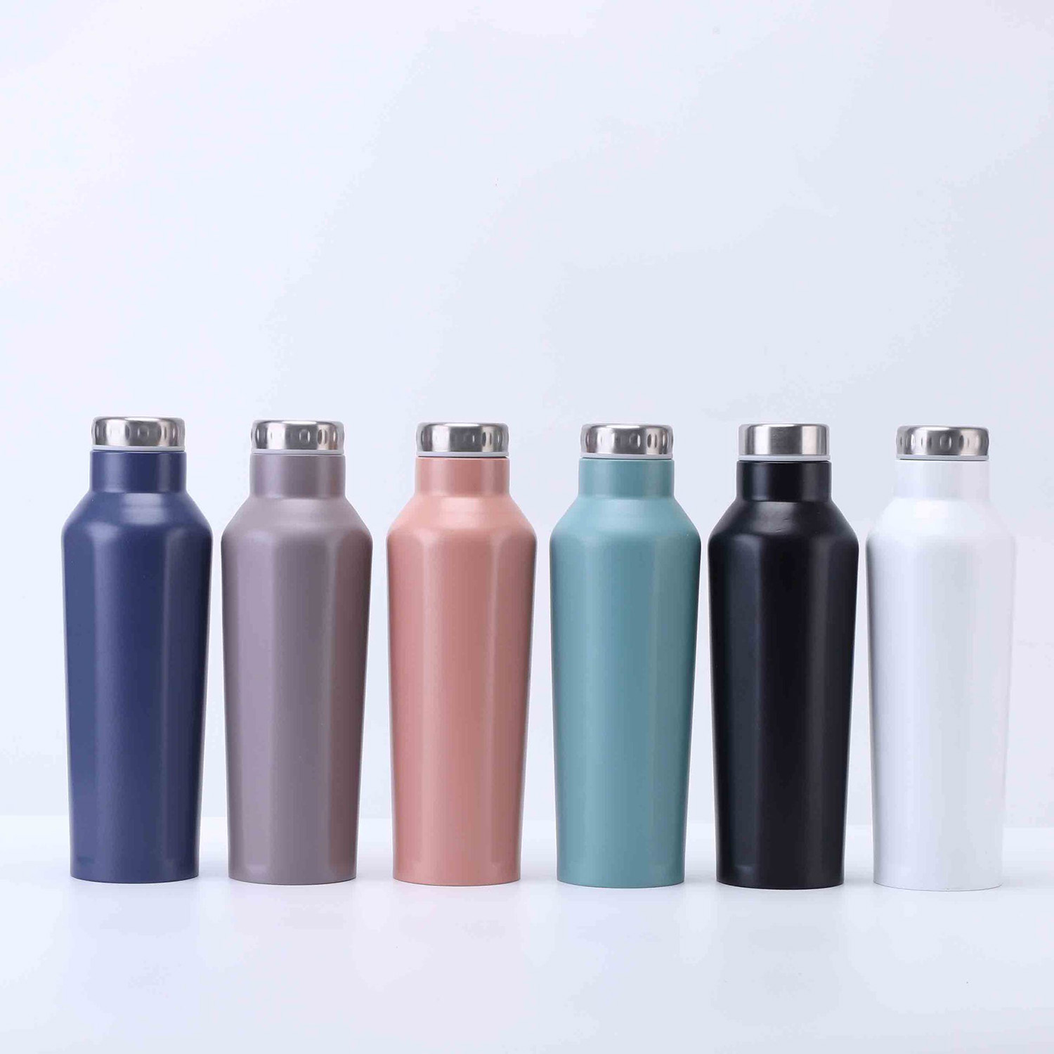  Hexagonal Vacuum Flask Stainless Steel Insulated Drink Bottle