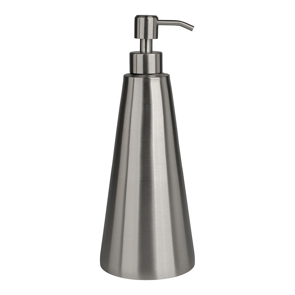 Conical Shaped Soap Dispenser Stainless Steel Pump Large Capacity
