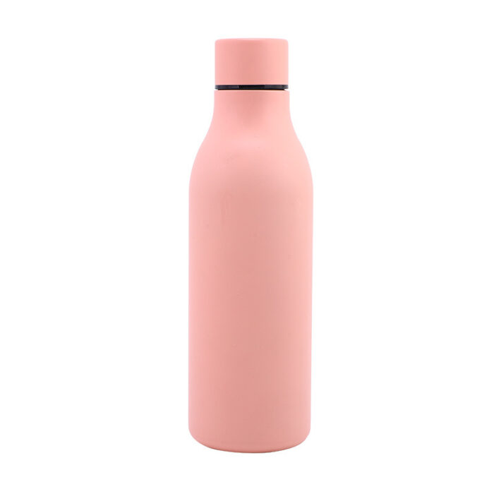 Double Wall Insulated Water Bottle Stainless Steel Portable Thermos with Strap