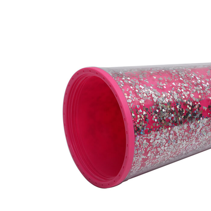 Double-Walled Insulated Tumblers Plastic Travel Cups With Lids And Straws