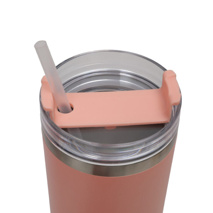 Stainless Steel Insulated Tumbler with Straw & Handle Kids Water Bottle for Sports Outdoor