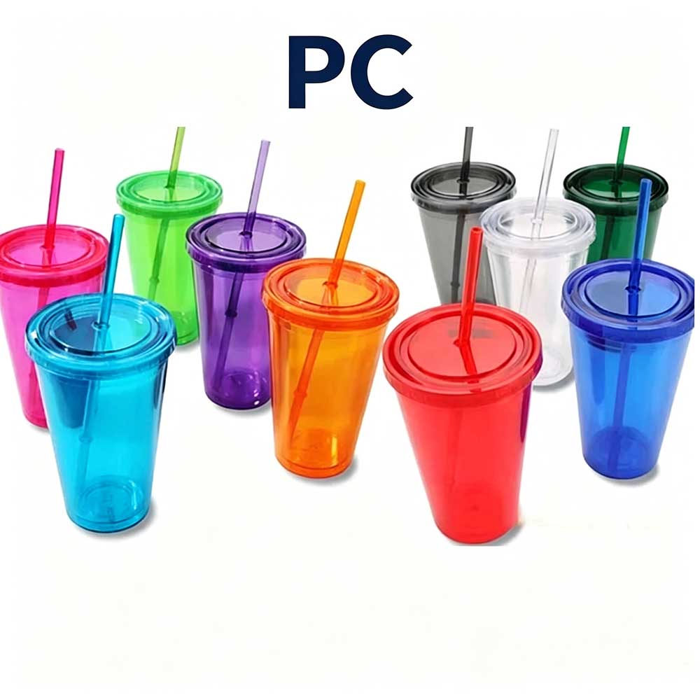 plastic tumblers BPA-free made of PC