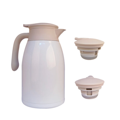 2L Household Vacuum Flask Stainless Steel Coffee Carafe Pot 12 Hours Hot Beverage Dispenser