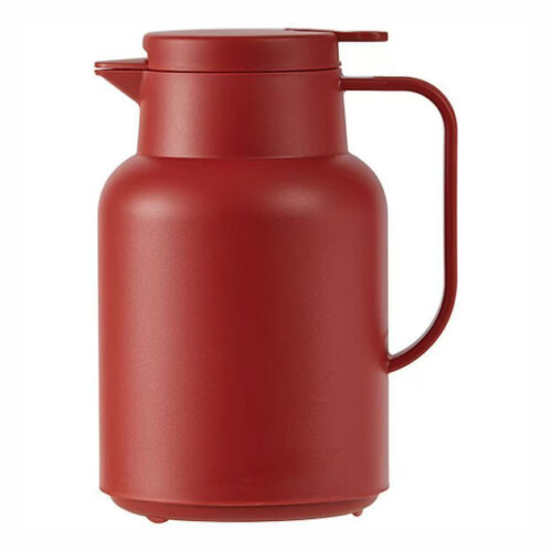1.5L Glass Lined Coffee Pot Vacuum Insulated Hot Water Carafe Drink Dispenser for Parties