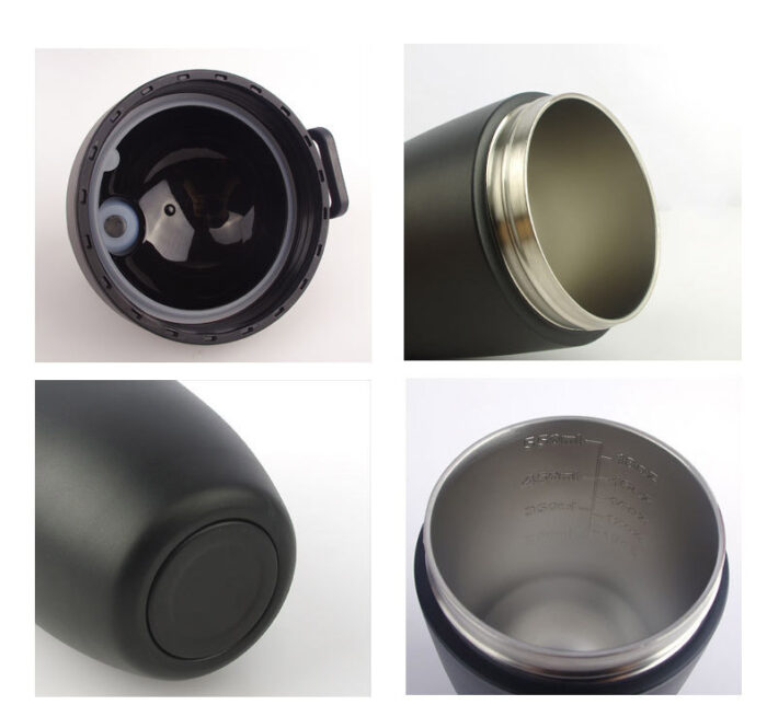 Insulated Stainless Steel Water Bottle Shaker Cup for Protein Mixes and Pre Workout OEM