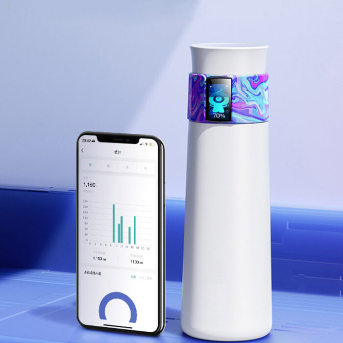 Smart Water Bottle With Intake Record Monitoring & Reminder APP Bluetooth TFT Temperature Display