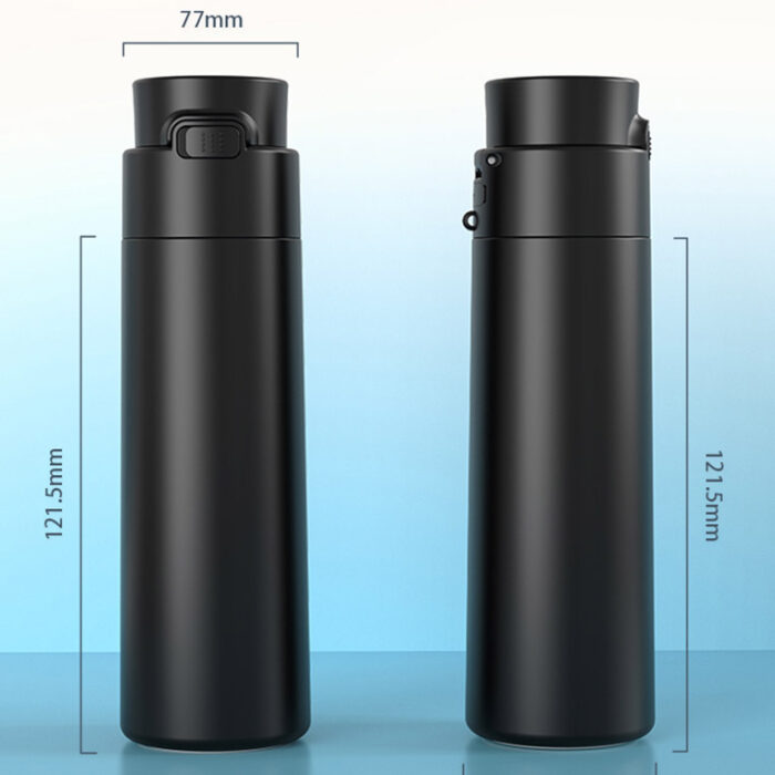 Smart Water Bottle with UVC & APP Intake Record Drink Reminder LED Temperature Display