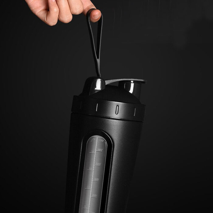 Stainless Steel Protein Shaker Bottle Cup with Visible Window Leakproof BPA Free