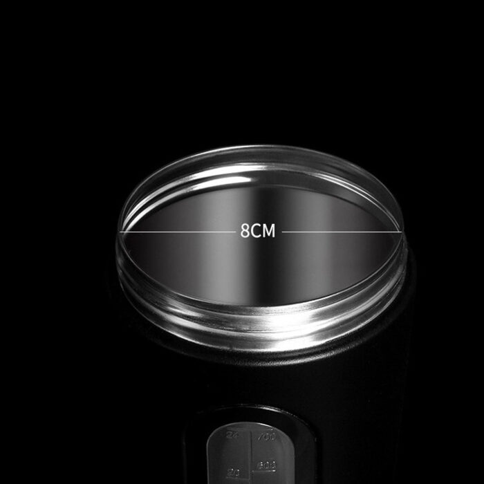 Stainless Steel Protein Shaker Bottle Cup with Visible Window Leakproof BPA Free