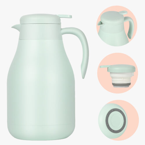 Stainless Steel Thermal Coffee Carafe Pot Vacuum Insualted Hot Beverage Dispenser Thermos