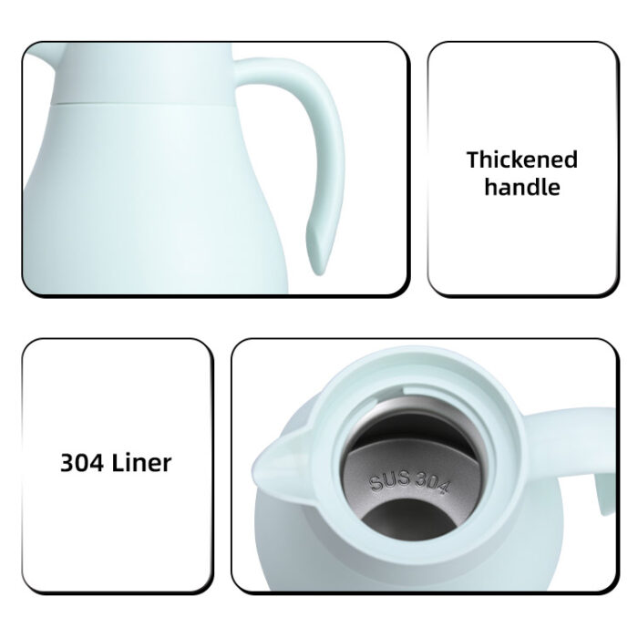 Stainless Steel Thermal Coffee Carafe Pot Vacuum Insualted Hot Beverage Dispenser Thermos