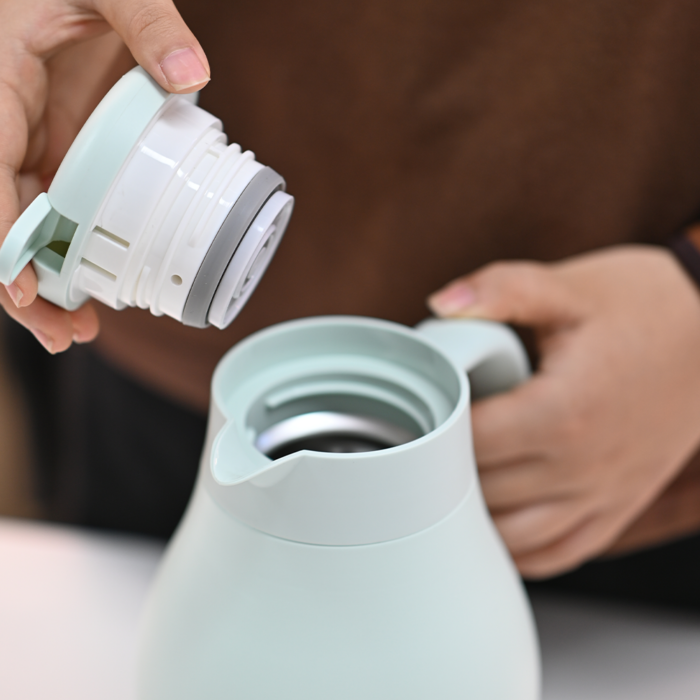 Stainless Steel Thermal Coffee Carafe Pot Vacuum Insualted Hot Beverage Dispenser Thermos