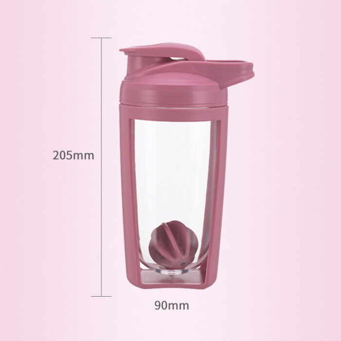 Blender Shaker Bottle Plastic Protein Drink Cup Portable Leakproof for Gym Pre-Workout