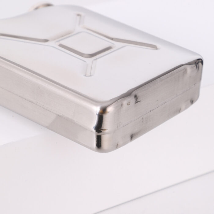 Creative Gas Can Shaped Hip Flask Portable Whisky Wine Pot for Men and Women Stainless Steel