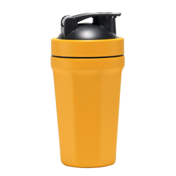 Custom Stainless Steel Insulated Protein Shaker Bottle with Mixing Ball for Pre-Workout Drinks