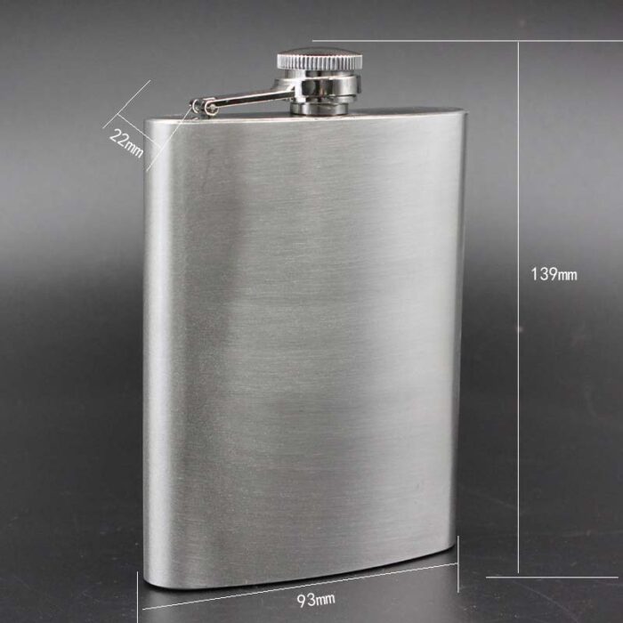 Customized Leakproof Stainless Steel Hip Flask for Liquor Portable Small Alcohol Bottle 8oz
