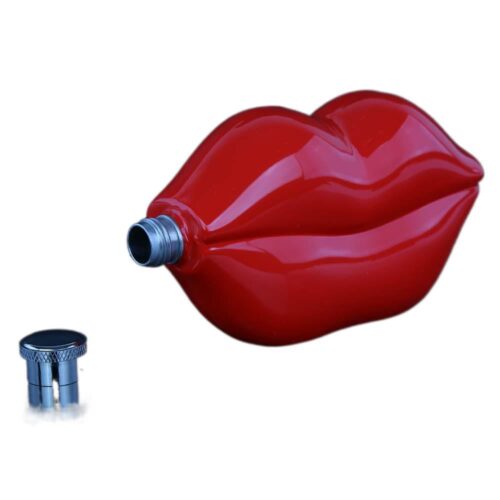 Lip Shaped Hip Flask Small Pocket Stainless Steel Drinkware Odd Novelties For Drinks Alcohol
