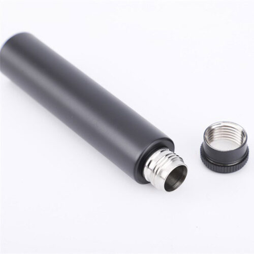 Mini Stainless Steel Tube Hip Flask Cigar Shaped Pocket Drinking Liquor Bottle for Whiskey