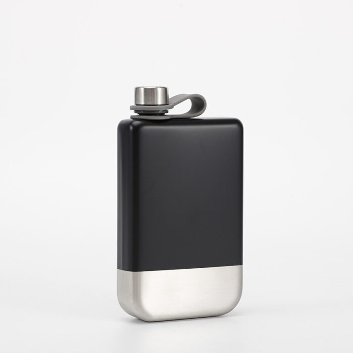Premium Wholesale 9oz Stainless Steel Hip Flask for Whiskey Business Gifts Leakproof Camping