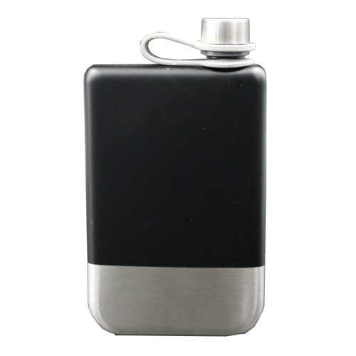 Premium Wholesale 9oz Stainless Steel Hip Flask for Whiskey Business Gifts Leakproof Camping