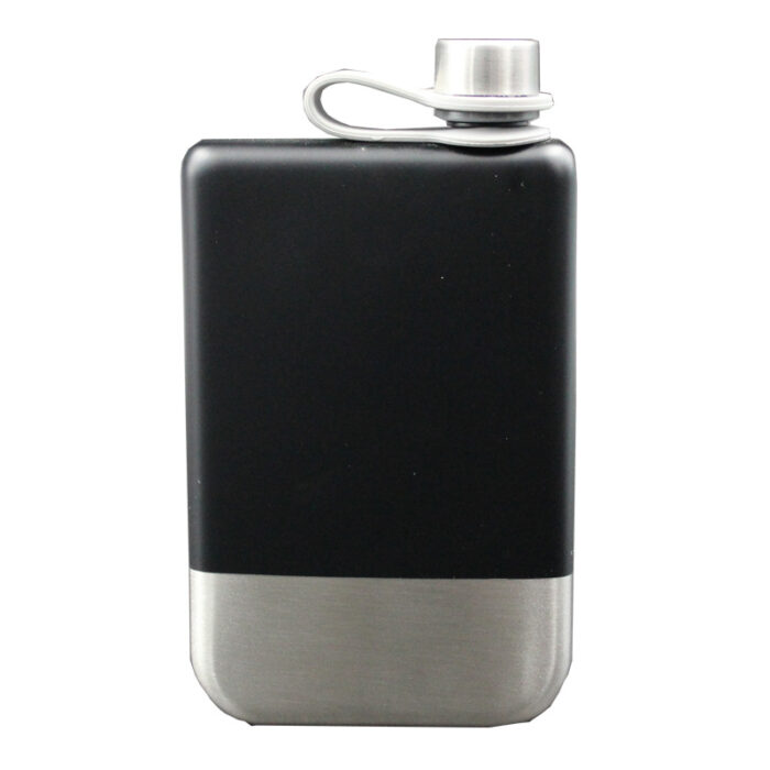 Premium Wholesale 9oz Stainless Steel Hip Flask for Whiskey Business Gifts Leakproof Camping