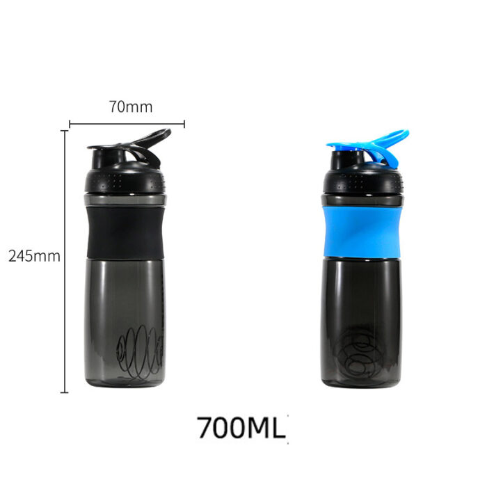 Shaker Bottle with Leak-Proof Lid and Portable Handle for Protein Powder Mixing Supplements