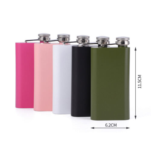 Wholesale Customized Stainless Steel Hip Flask Portable Outdoor Camping Pocket Whiskey Wine Pot
