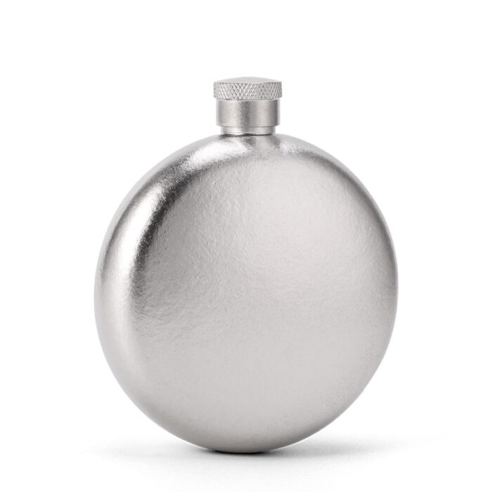 Wholesale Round Titanium Hip Flask Portable Mini Wine Pot for Outdoor Camping Travel