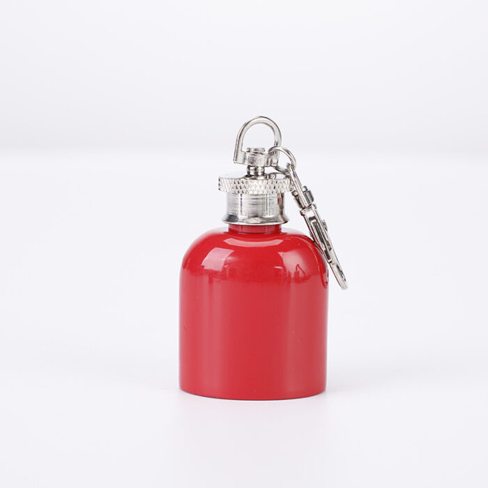 1 oz Mini Portable Pocket Keychain Hip Flask 188 Stainless Steel Alcohol Liquor Bottle