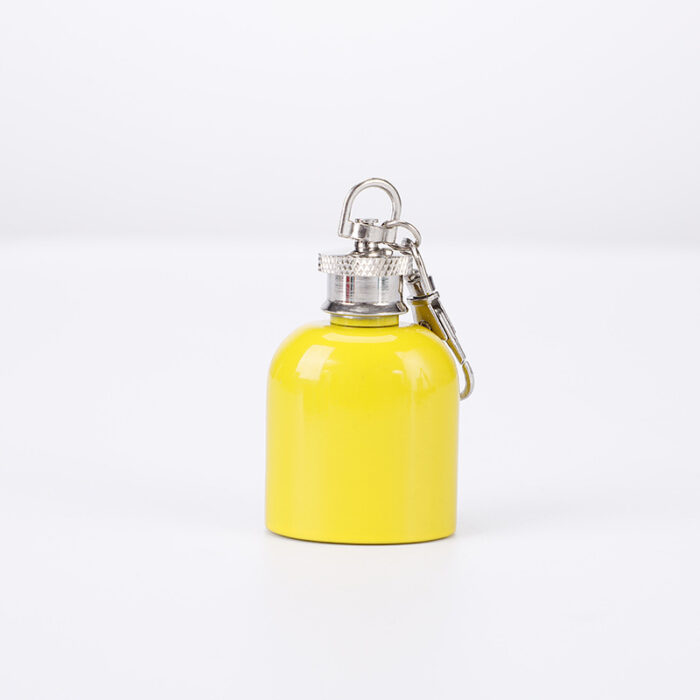 1 oz Mini Portable Pocket Keychain Hip Flask 188 Stainless Steel Alcohol Liquor Bottle