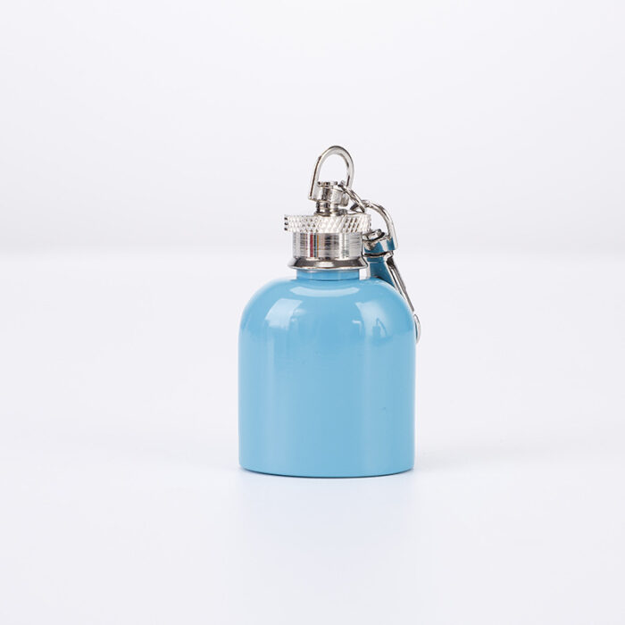 1 oz Mini Portable Pocket Keychain Hip Flask 188 Stainless Steel Alcohol Liquor Bottle