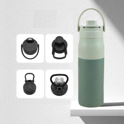 304 Stainless Steel Thermos Cup with Lids Suitable for Filter Portable Outdoor Water Bottle with Handle