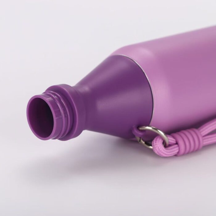 500ml Portable Vacuum Thermos Stainless Steel Travel Tumbler with Carrying Rope