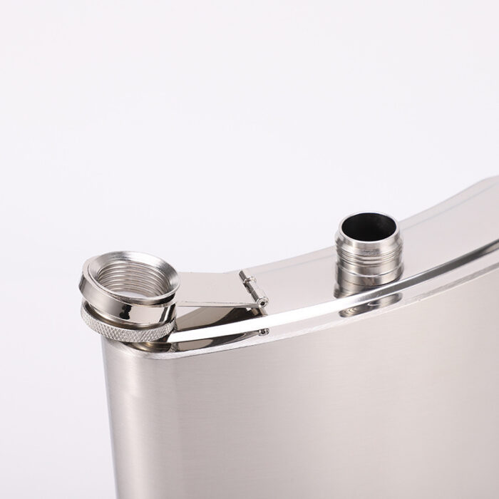 64 oz Large Capacity Whiskey Hip Flask Stainless Steel with Leather Cover for Outdoor Liquor Drinking