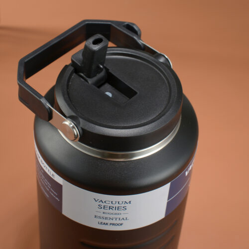 Double Wall Vacuum Thermos Jug Stainless Steel Water Bottle with Handle for Gym Sports