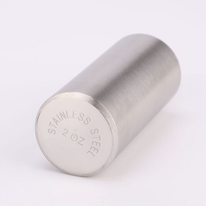 High Quality Stainless Steel Hip Flask Portable Mini Cylindrical Whiskey Wine Pot with Keychain