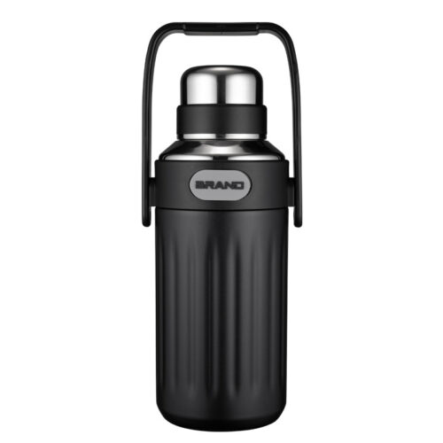 Hot and Cold Thermos Bottle Large Capacity Outdoor Water Jug Stainless Steel with Handle